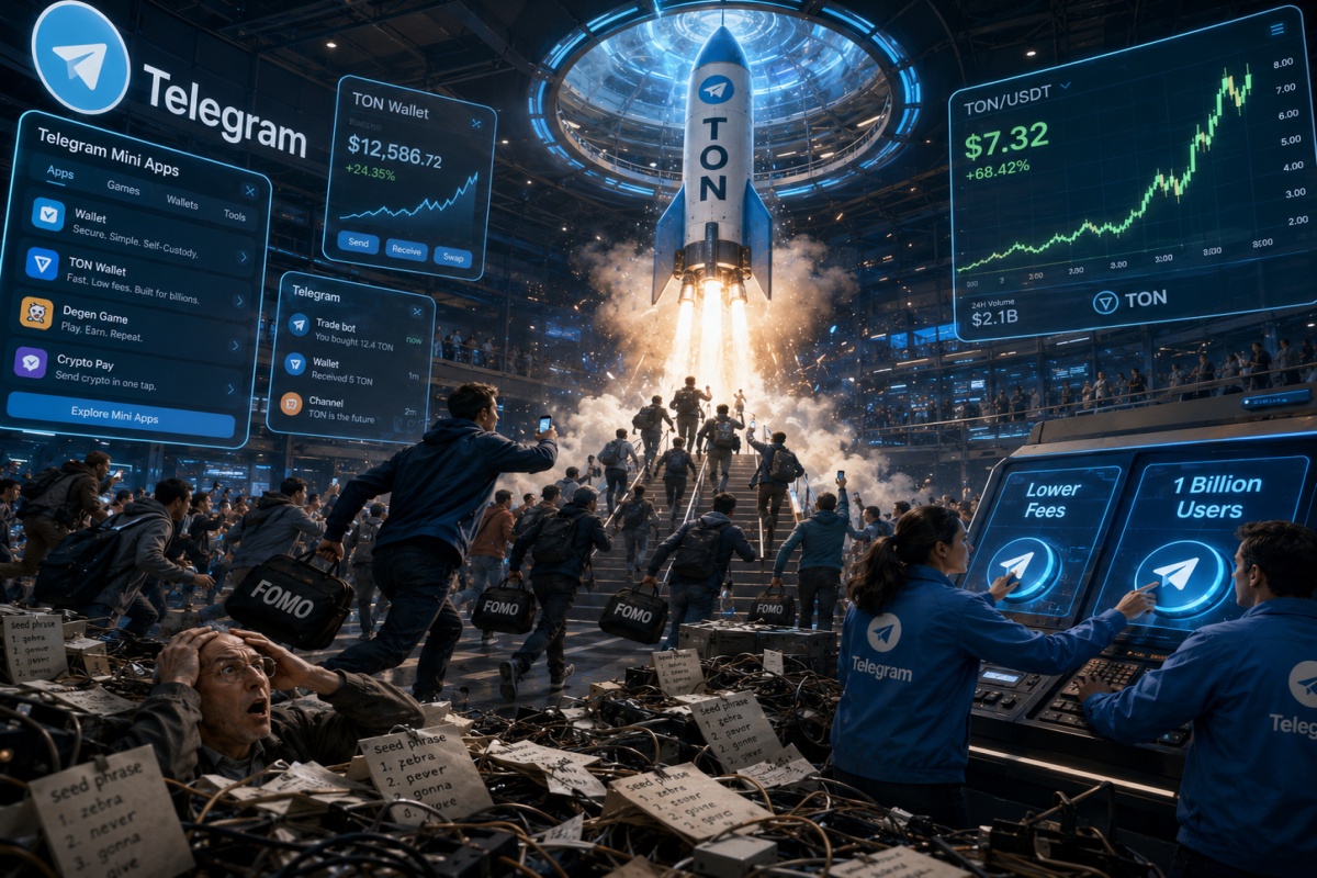Toncoin Explodes Higher as Telegram Deepens TON Integration and Traders Rush Back