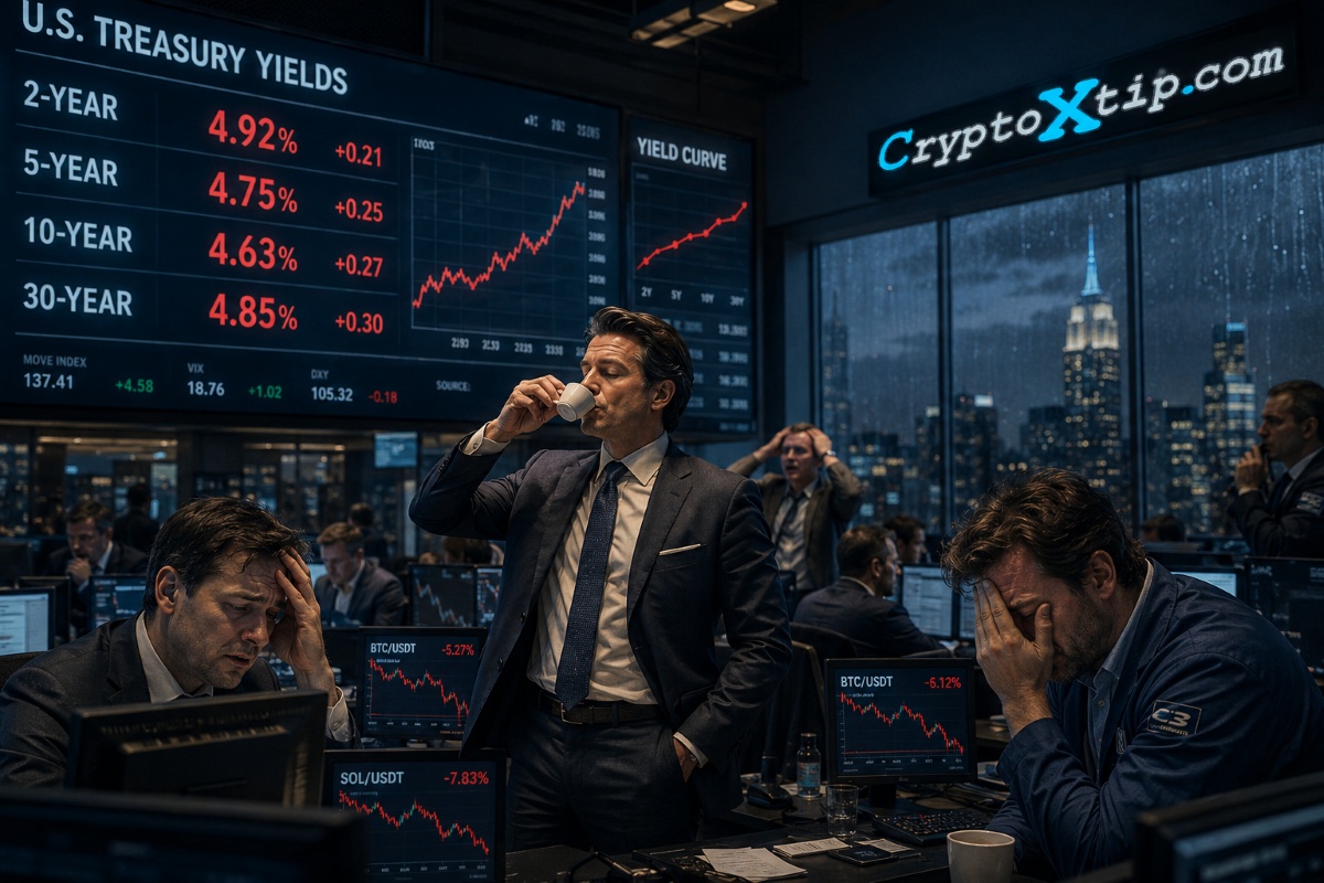 Bitcoin Faces Pressure as Bond Yields Rise