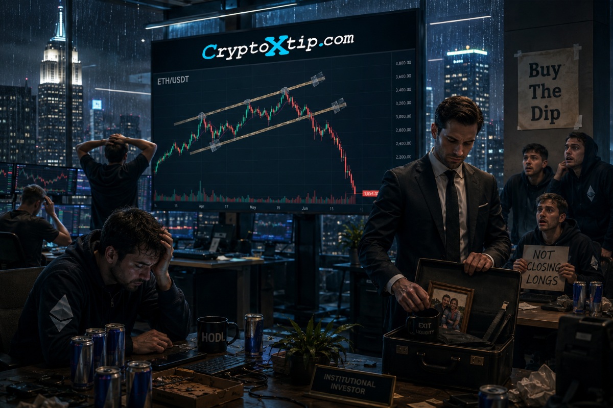Ethereum Risks Deeper Pullback After Channel Breakdown