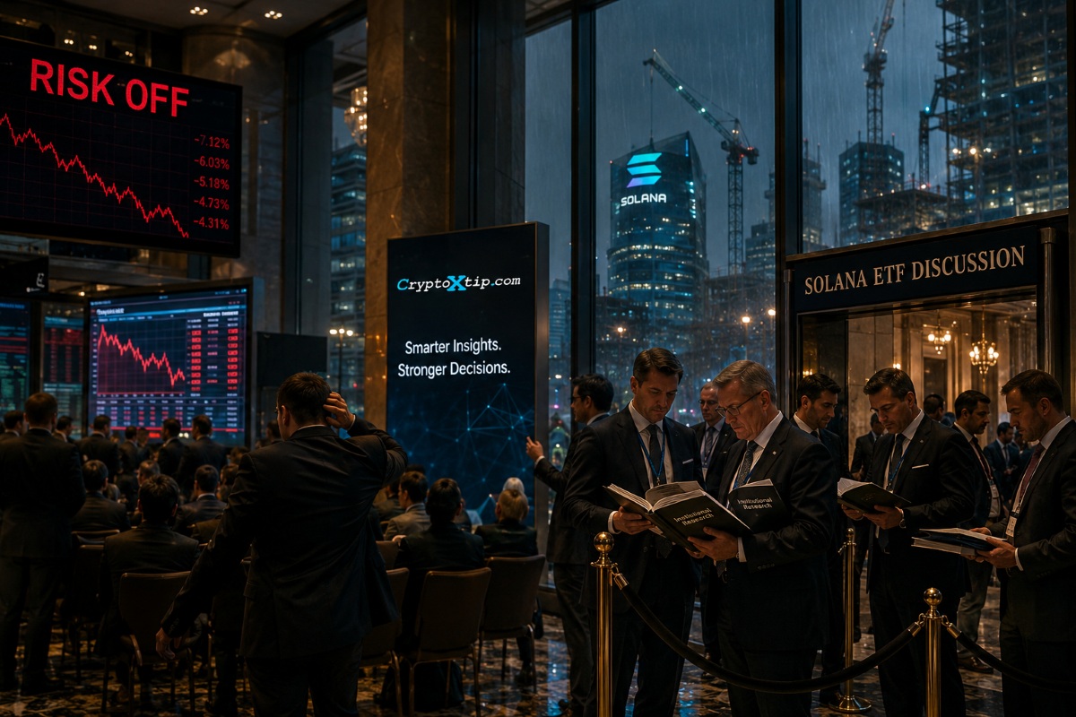 Solana Waits for Institutions as Risk Appetite Fades